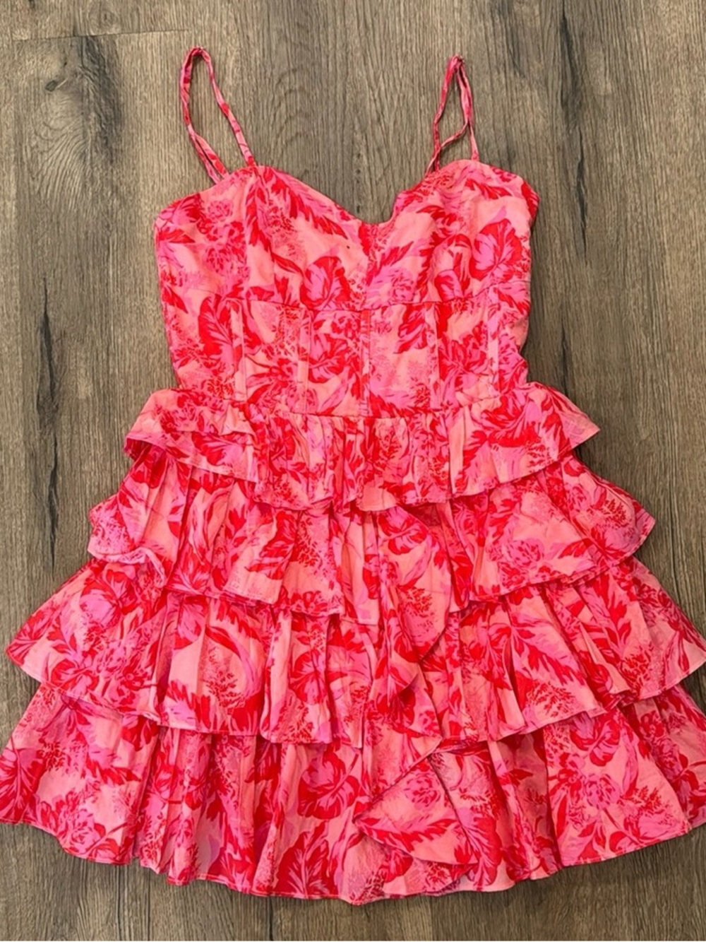 Olivaceous Ruffle Dress